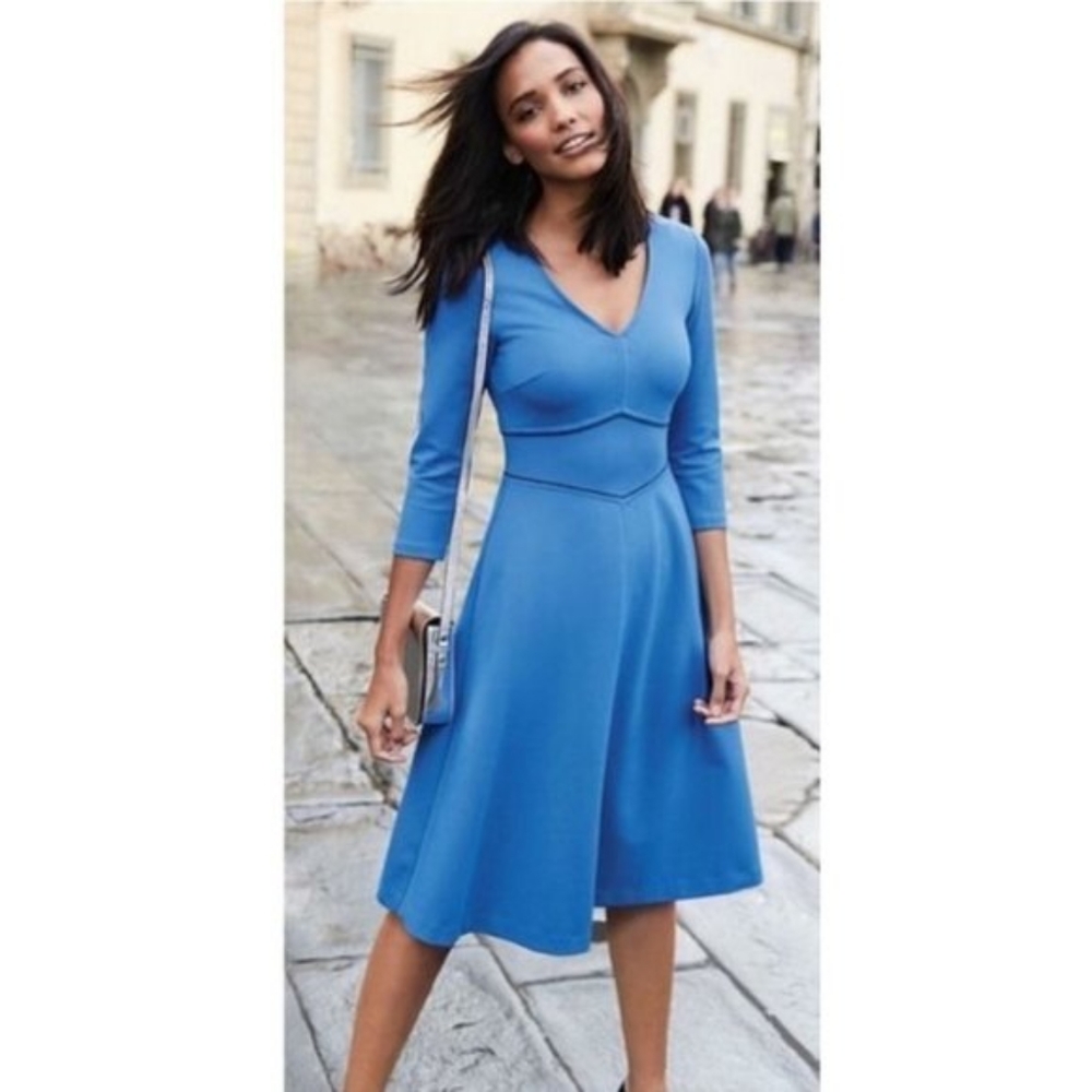 Boden Bryony Ponte Dress Size 4L